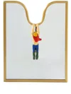 Seletti Gold-tone Circus Mirror In Gold
