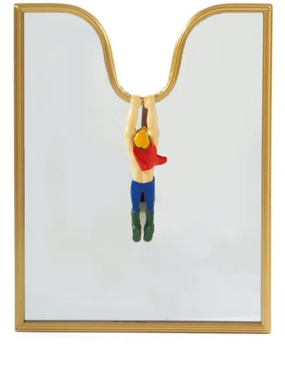 Seletti Gold-tone Circus Mirror