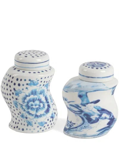 Seletti Classics On Acid Dots & Ginger Spices Shaker Set In White