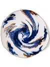 Seletti X Diesel Living Imari Dragon Porcelain Plate In Weiss