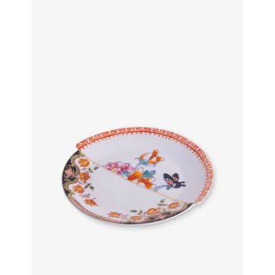 Seletti Ctrlzak Hybrid Zemrude Porcelain Bread Plate 15cm