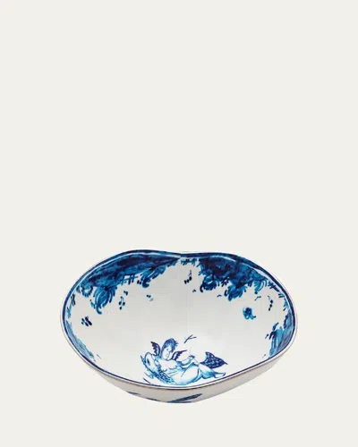 Seletti Diesel Classics On Acid Albi Salad Bowl In White-blue