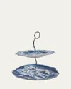 Seletti Diesel Classics On Acid Cake Stand In Blue-white