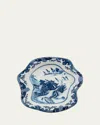 Seletti Diesel Classics On Acid Pagoda Soup Plate In White-blue