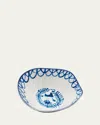 Seletti Diesel Classics On Acid Pajaro Sald Bowl In White-blue