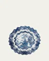Seletti Diesel Classics On Acid Willowave Dessert Plate In Blue-white