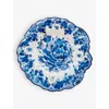 Seletti Diesel Living With  Classics On Acid Delf Rose Porcelain Dessert Plate 21cm