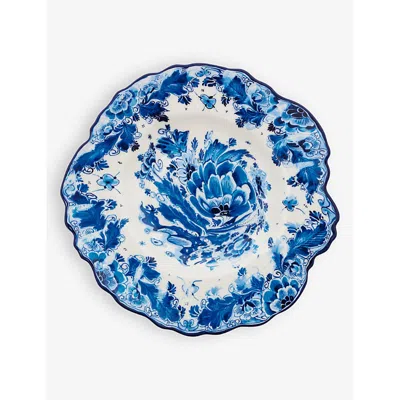 Seletti Diesel Living With  Classics On Acid Delf Rose Porcelain Dessert Plate 21cm
