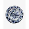 Seletti Diesel Living With  Classics On Acid Flower Bird Porcelain Soup Bowl 25cm