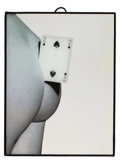 Seletti Due Di Picche Decorative Accessories White/black