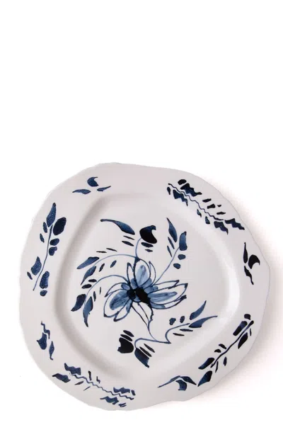 Seletti 'english Delft' Classics On Acid Silk X Diesel Living Dinner P In Multi