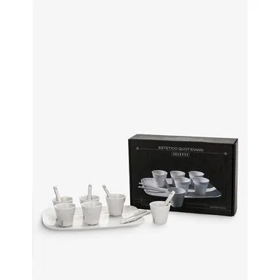 Seletti Estetico Quotidiano Porcelain Coffee Cups Set Of Six