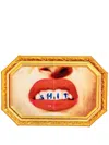Seletti Matte Mit Gesicht-print 60 X 90cm In Multicolour