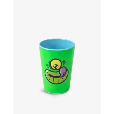 Seletti Gianpiero D'alessandro Monsters Gino Melamine Glass 11.7cm In Green