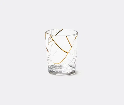 Seletti Glassware Trasparent/gold Uni