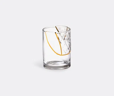 Seletti Glassware Trasparent/gold Uni