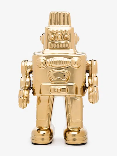 SELETTI GOLD-TONE MEMORABILIA MY ROBOT ORNAMENT