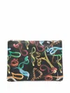 Seletti Graphic-print Wash Bag Set In Black