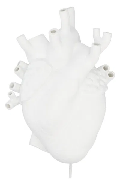 Seletti 'heart' Lamp In White