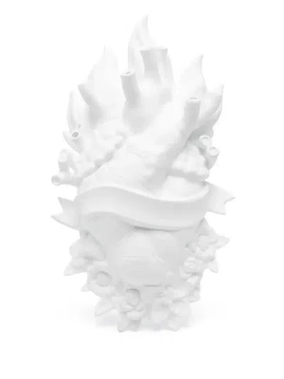 Seletti Holy Love In Bloom Vase (33.9cm X20cm) In White