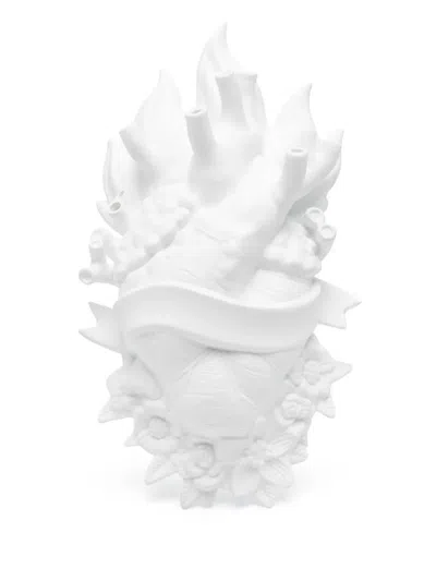 Seletti Holy Love In Bloom Vase (33.9cm X20cm) In White