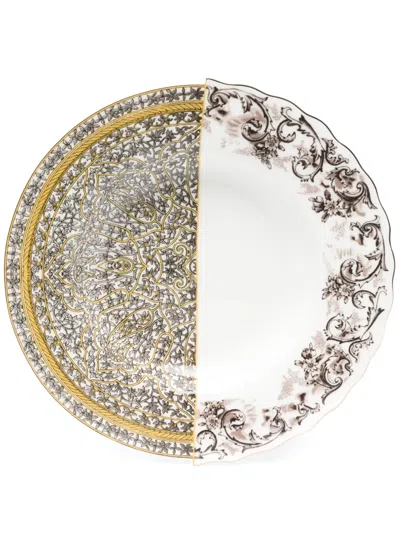 Seletti Hybrid Agroha Soup Plate In Weiss