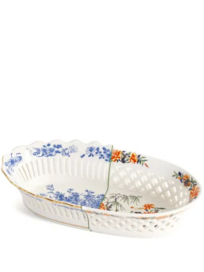 Seletti Hybrid Bread Basket In White