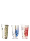 Seletti Hybrid Clarice Glasses And Bottles Multicolor In Multi