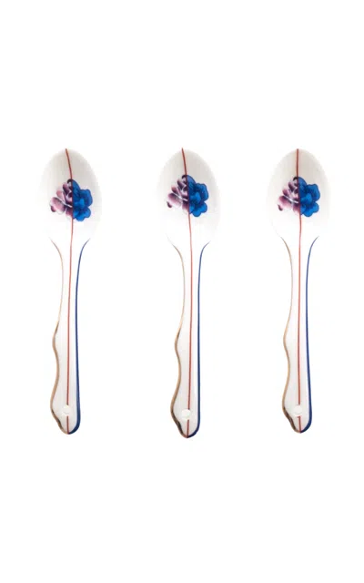 Seletti - Hybrid Coffee Spoons - Set Of 3 - Armilla - Multi