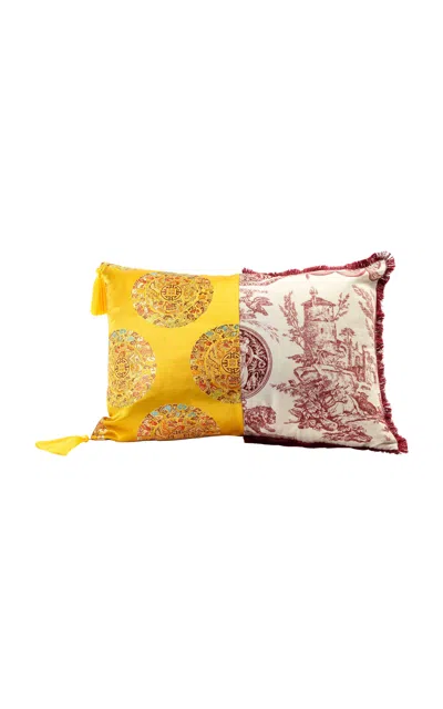 Seletti Hybrid Cushion Ottavia In Multi