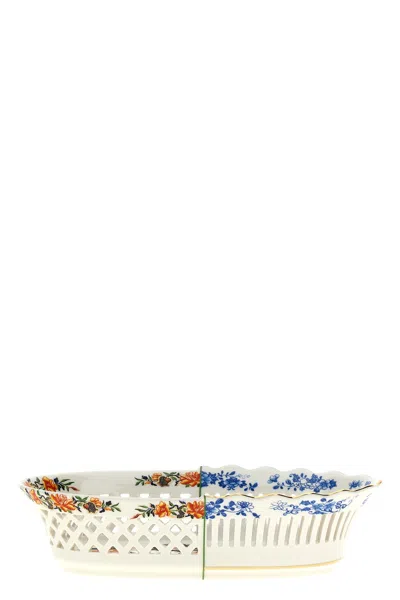 Seletti 'hybrid Desivia' Bread Basket In Multi