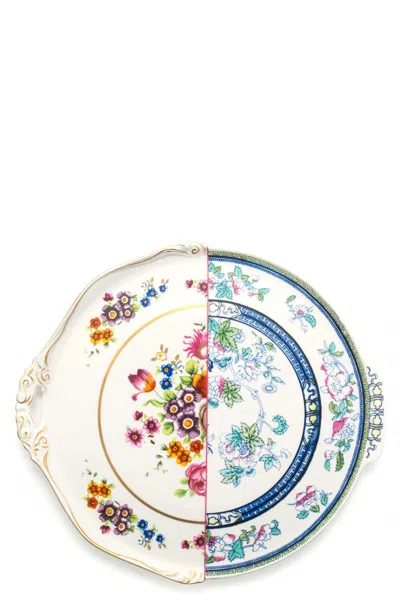 Seletti 'hybrid Dorotea'  X Ctrlzak Tray ⌀ 35 Cm In Multi