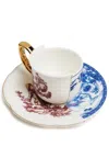 Seletti Hybrid Eufemia Coffee Cup With Saucer In White