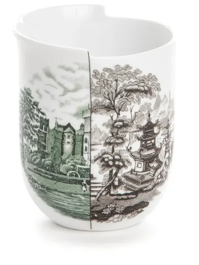 Seletti Hybrid Fedora Mug In Weiss