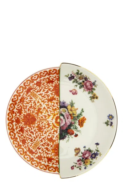 Seletti 'hybrid Olivia' Bread Plate ⌀ 14,5 In Multi