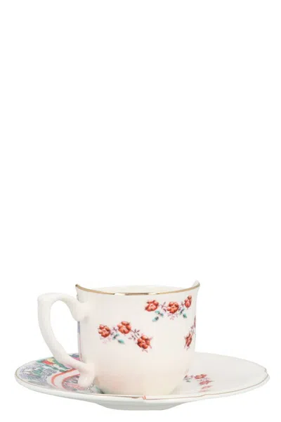 Seletti 'hybrid Tamara' Coffee Cup In Multi