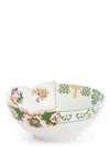 Seletti Hybrid Zaira Plates White In Multi