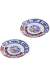 Seletti Hybrid Zobeide Bread Plate (set Of Two) In White