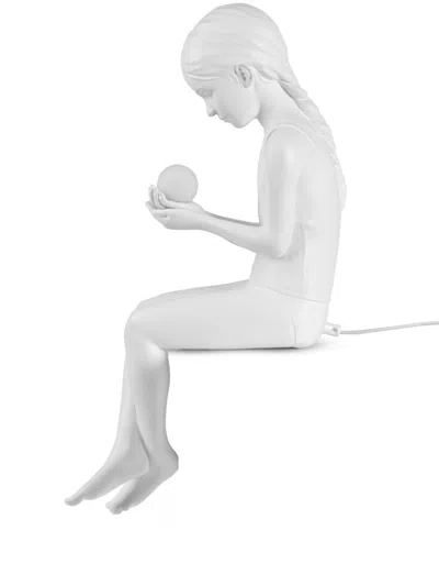 Seletti Inner Glow Small Girl Table Lamp In White