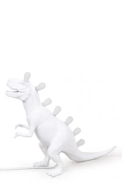 Seletti 'jurassic Lamp T-rex' Lamp In White