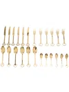 Seletti Keytlery Cutlery Set In Gold