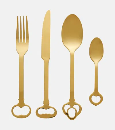 Seletti Keytlery Stainless Steel Flatware Set By Alessandro Zambelli