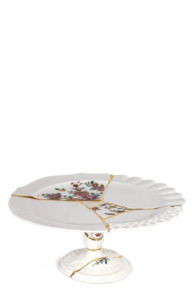 Seletti 'kintsugi' Backsplash Back ⌀ 36,15 Cm In White