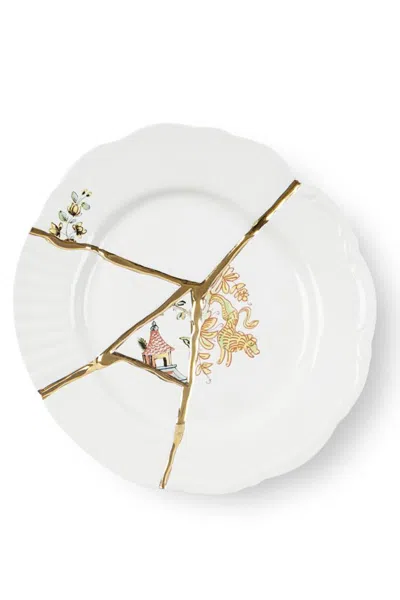 Seletti 'kintsugi' Dessert Dish ⌀ 21 Cm In Multi