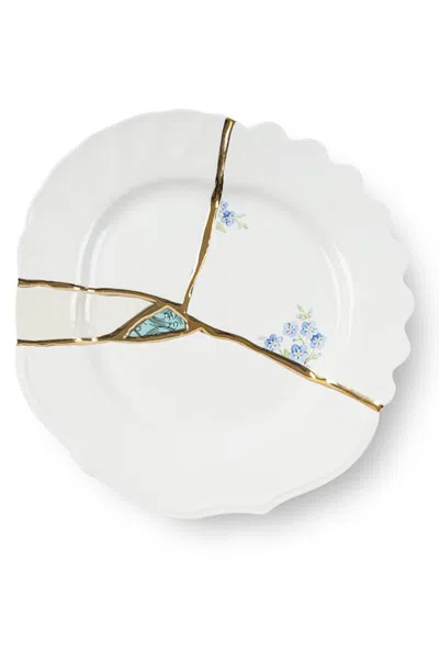 Seletti 'kintsugi' Dessert Dish In White