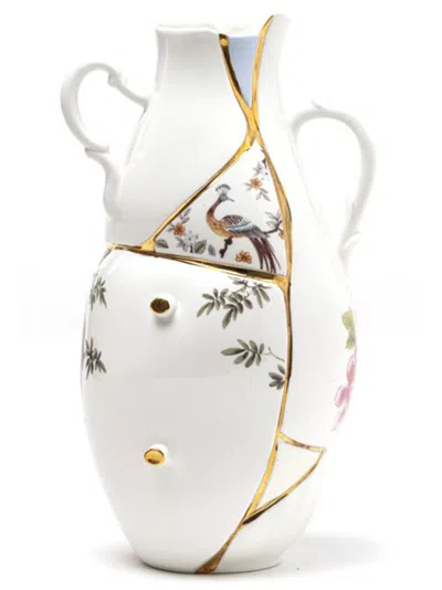 Seletti 'kintsugi' Large Vase In Multi