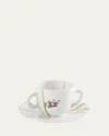 Seletti Kintsugi N1 Porcelain Coffee Cup And Saucer
