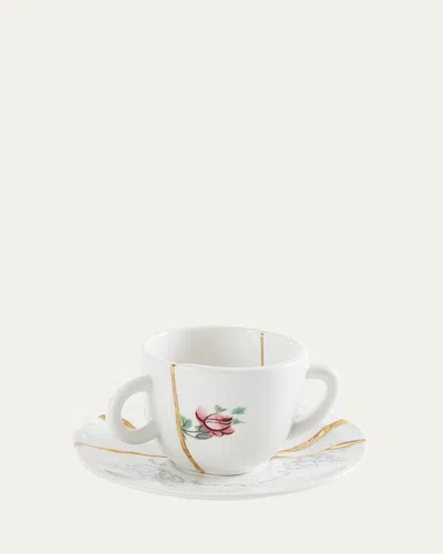 SELETTI KINTSUGI NO. 1 COFFEE CUP & SAUCER