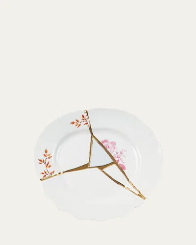 Seletti Kintsugi No. 1 Dessert Plate In White