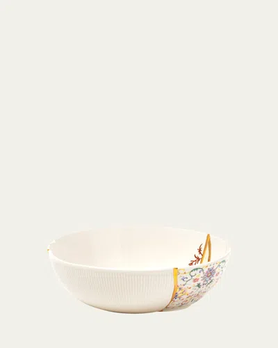 Seletti Kintsugi No. 1 Salad Bowl In White
